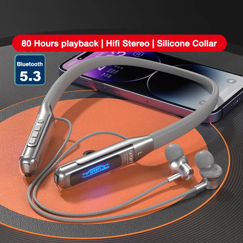 EARDECO 80 Hours Endurance Bluetooth Neckband Earphones