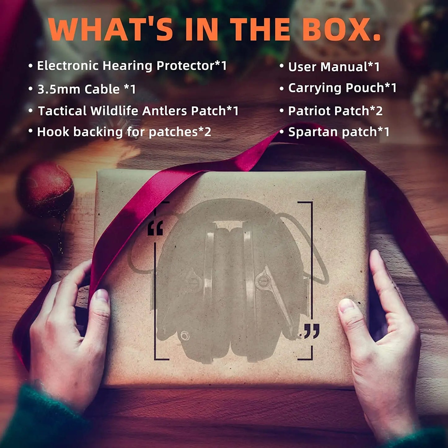 Earmuffs NRR 23dB Noise Reduction. Electronic Hearing Protector for Shooting