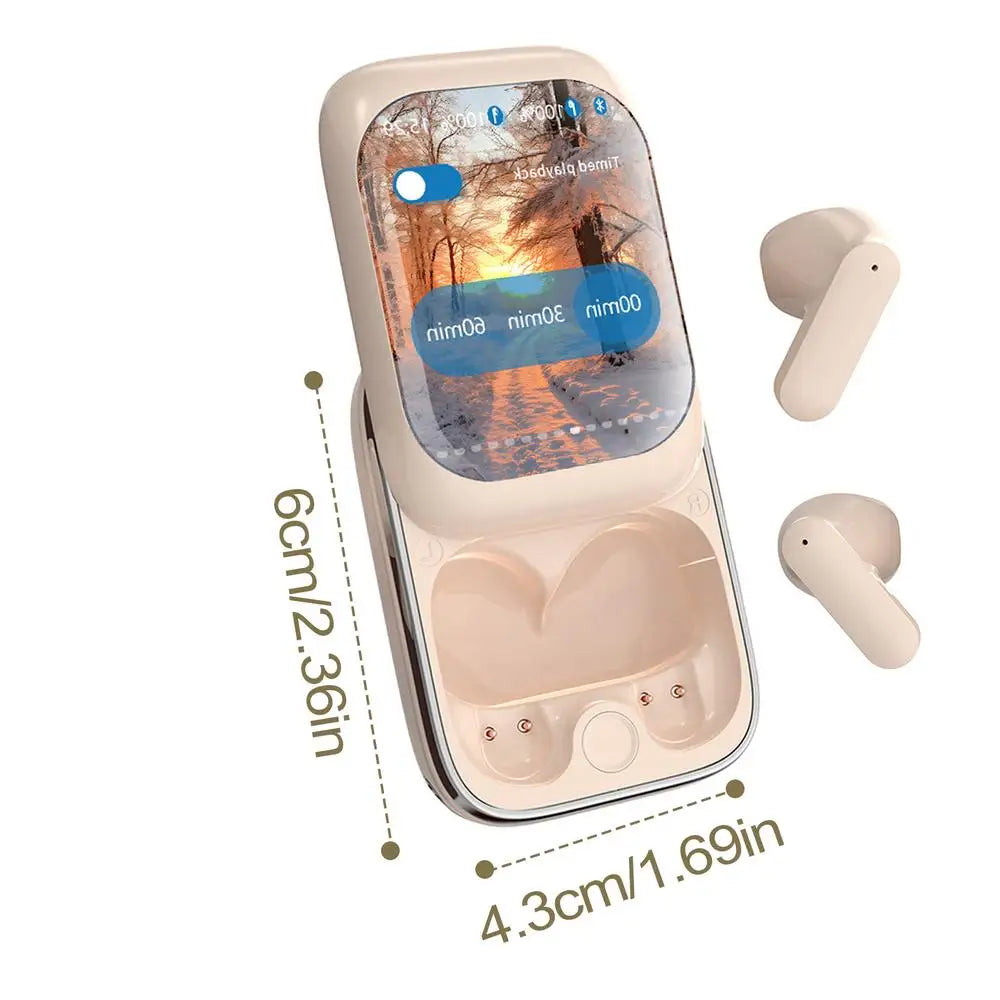 Smart Touch Screen Earbuds.