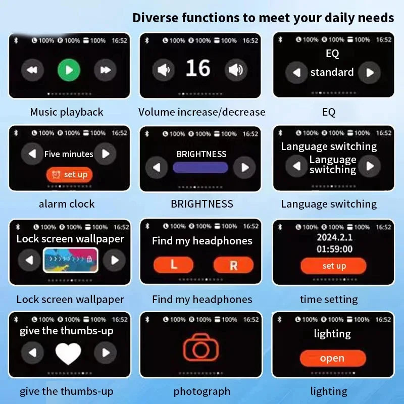 A10 Pro Touch Screen Headset