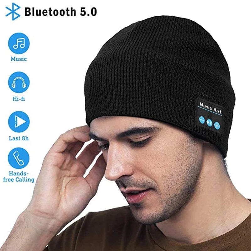 Smart Earphone Hat Rechargeable