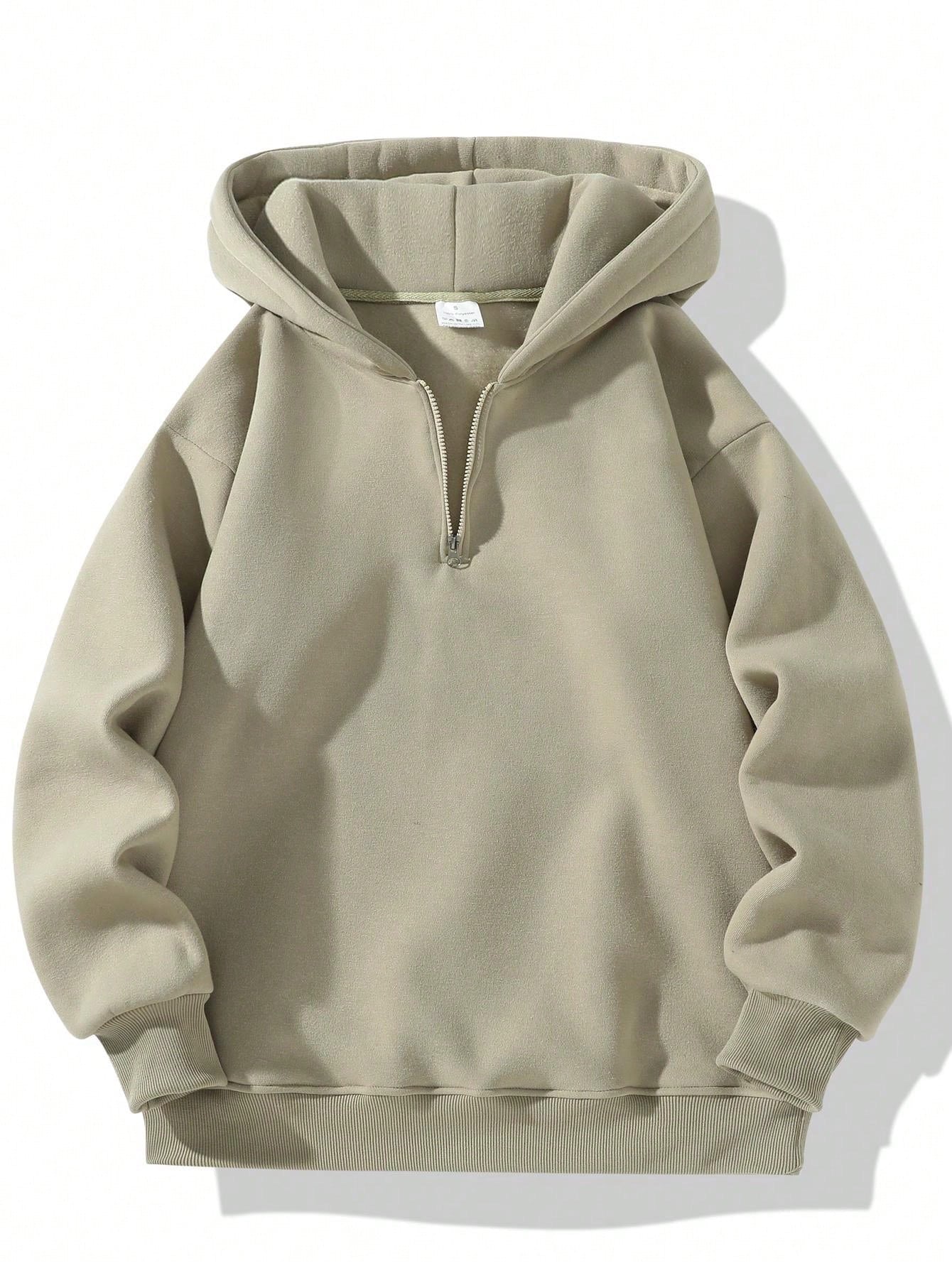 Half-zip pullover hoodies