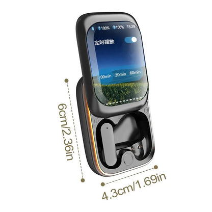 Smart Touch Screen Earbuds.