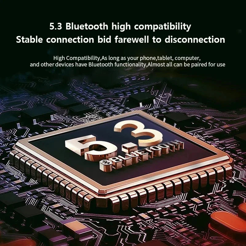 Hidden Earbuds IPX5 Waterproof Noise Reduction Sports Headset