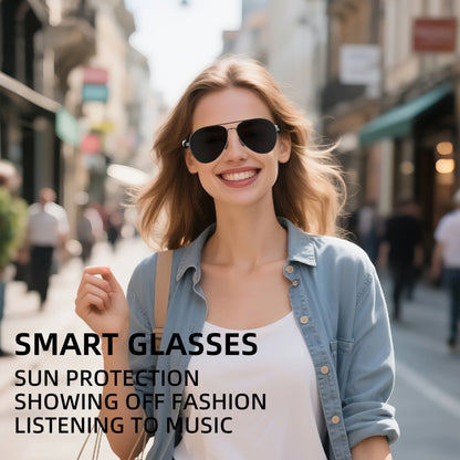Smart Bluetooth Glasses With Built-In Microphone