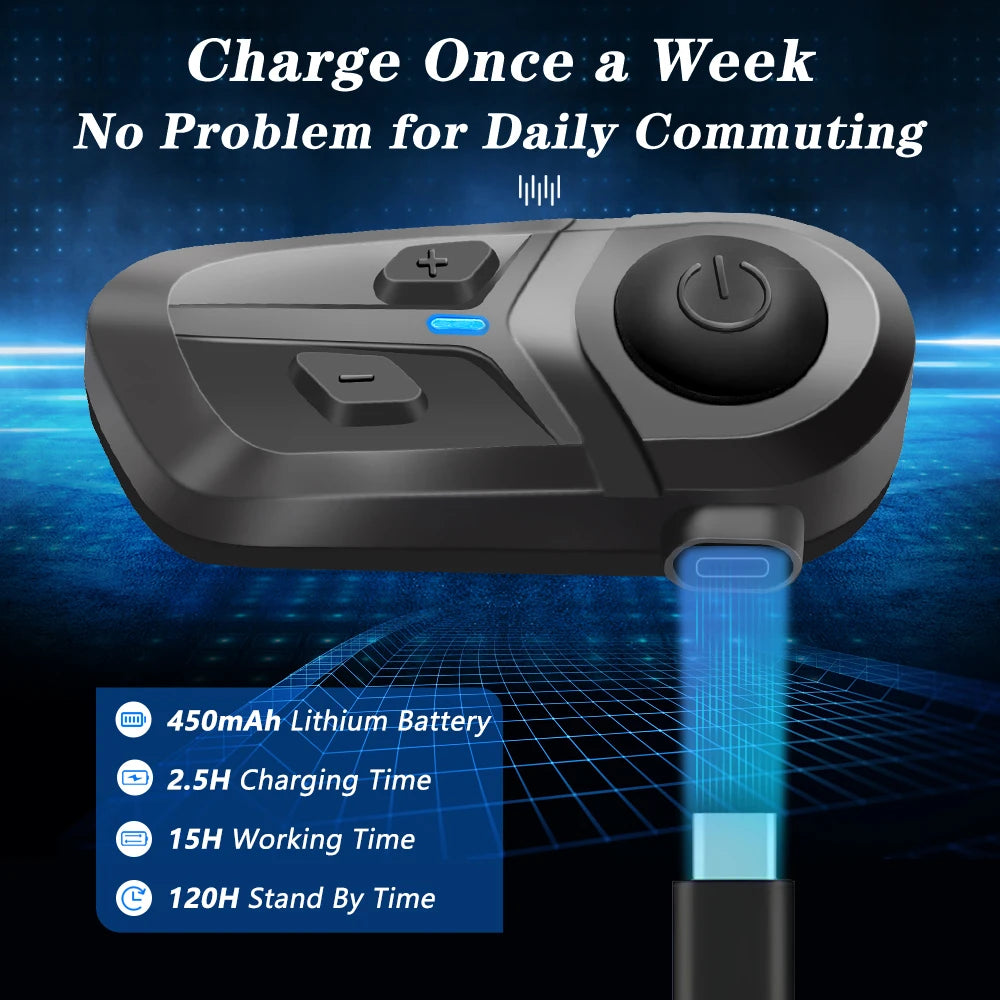 Motorcycle Earphones Helmet Headset