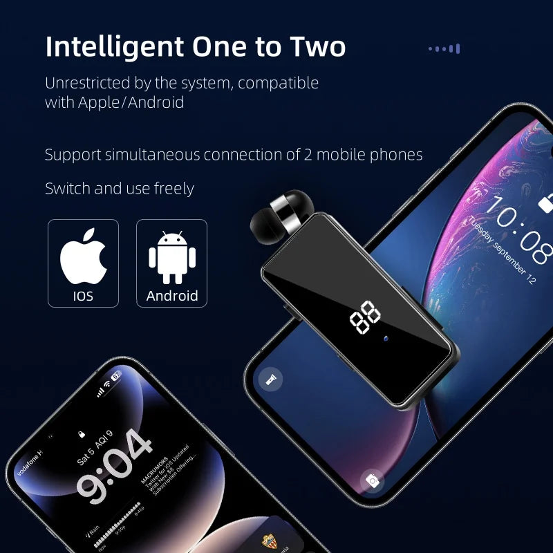 R11 PK K55 Wireless Bluetooth Earphones Collar style