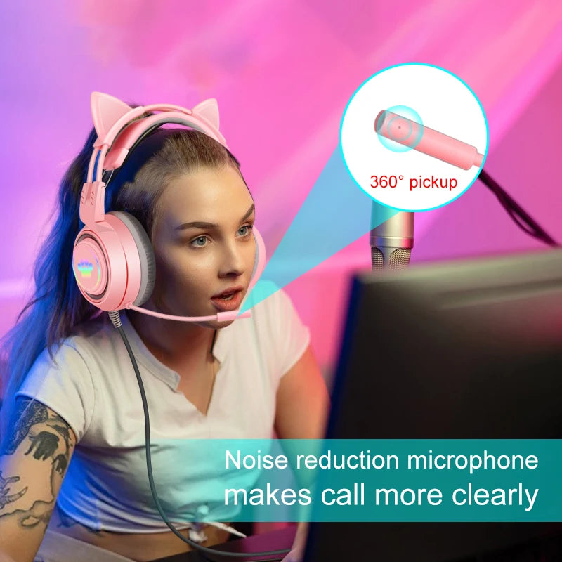 QearFun HiFi Stereo PC Headset