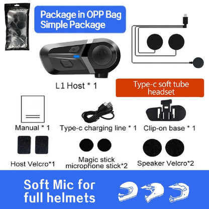 Motorcycle Earphones Helmet Headset