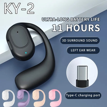 KY2 Wireless Bluetooth HiFi Ear-Hook Earphones
