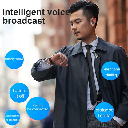 K55 Lavalier Business Bluetooth Earphones