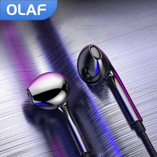 OLAF 3.5mm Wired Earphones with Microphone