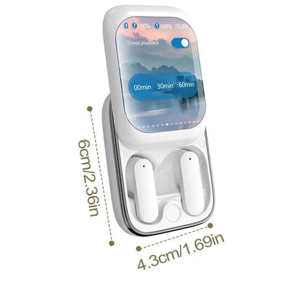 Smart Touch Screen Earbuds.