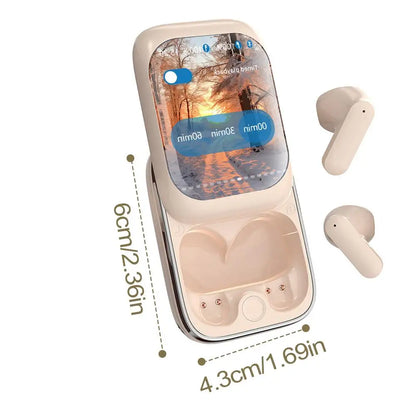 Smart Touch Screen Earbuds.