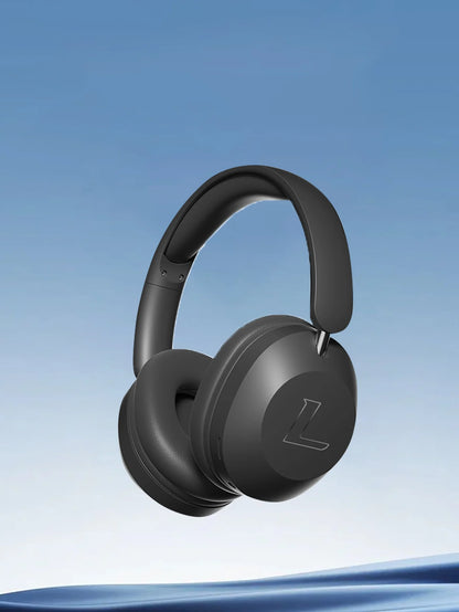 Over-ear Bluetooth headphoness.