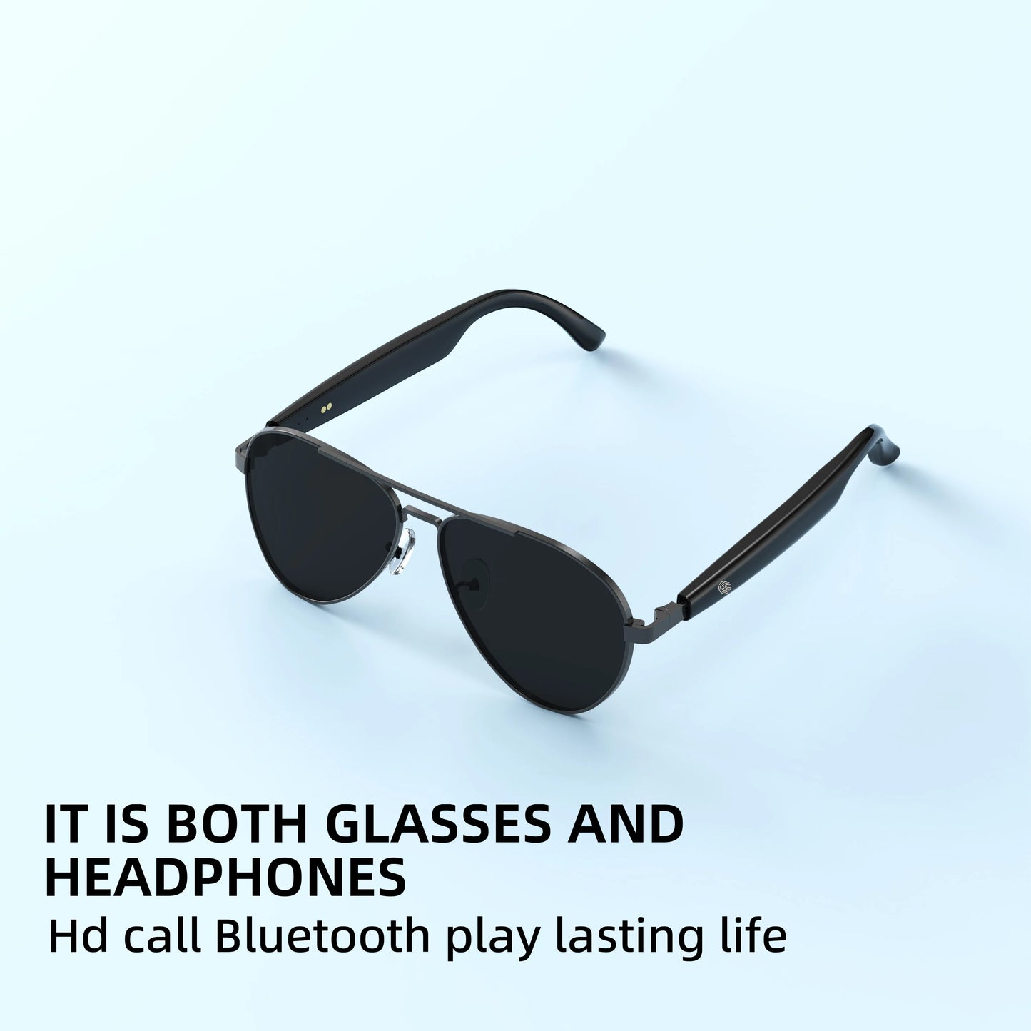 Smart Glasses With Built-In Microphone