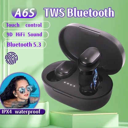 Original A6S TWS Wireless Bluetooth Earbuds