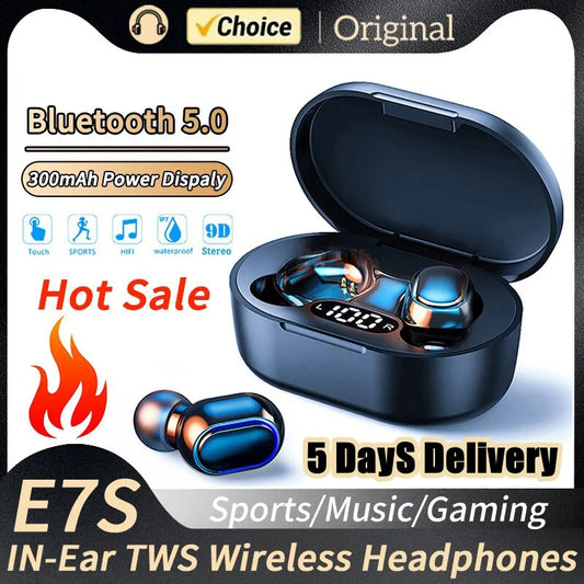 2025 New E7s TWS in Ear Bluetooth Headset