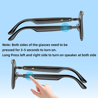 Smart Glasses With Built-In Microphone