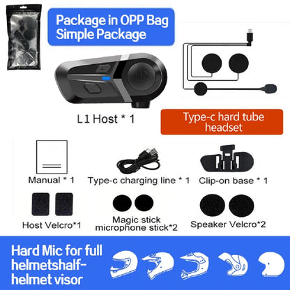 Motorcycle Earphones Helmet Headset