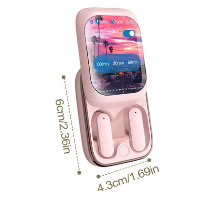 Smart Touch Screen Earbuds.